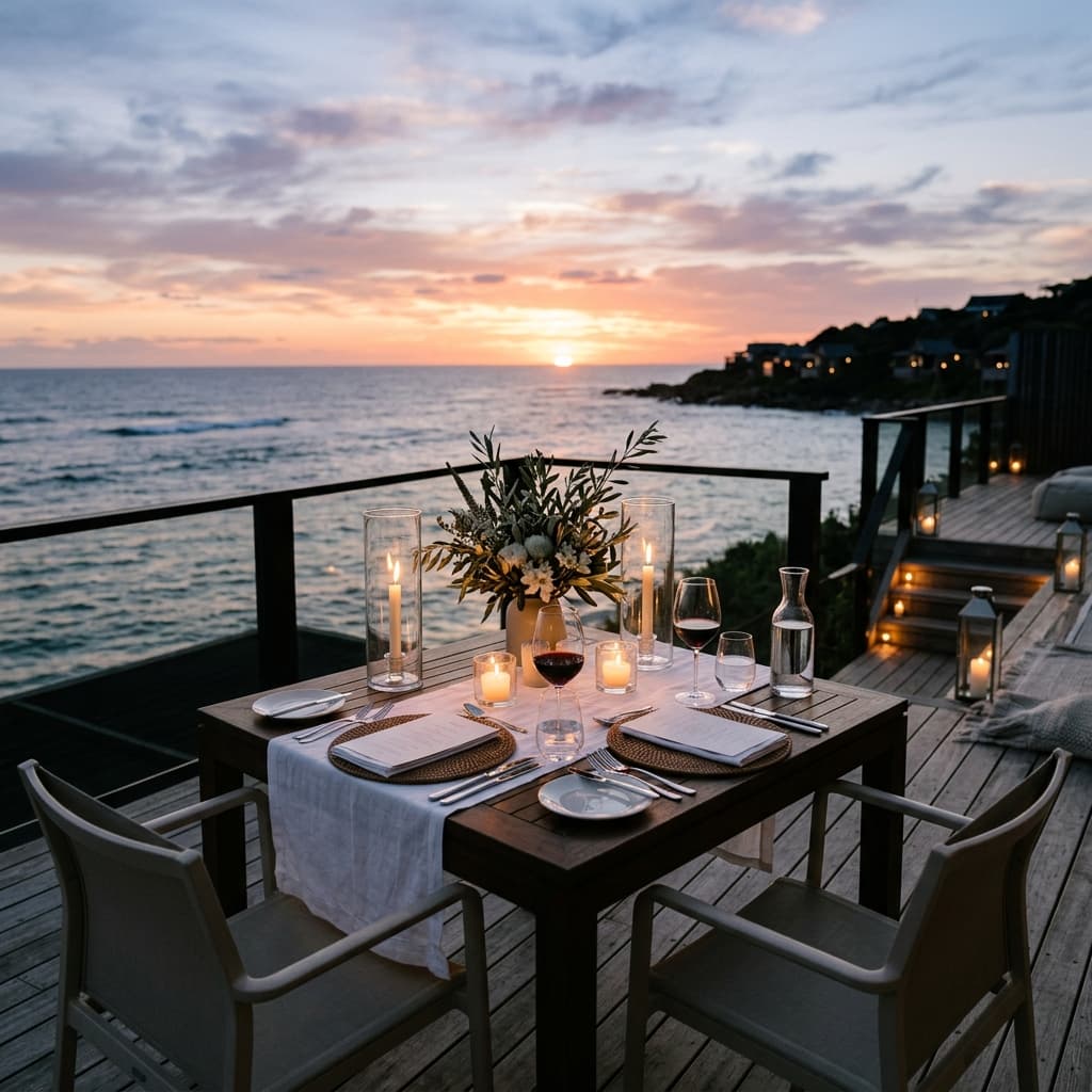 Luxury Candlelit Dining Table Reservation