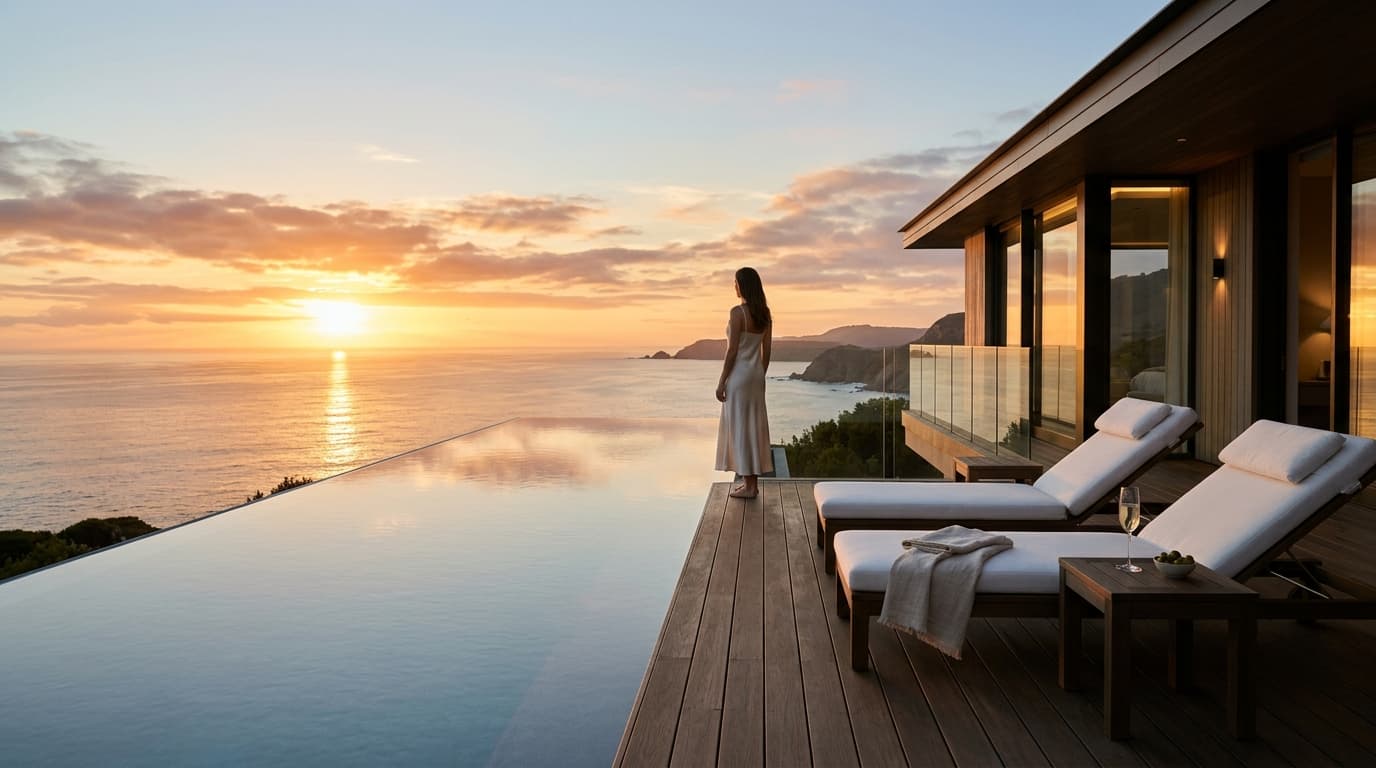 Sunset Ocean Deck